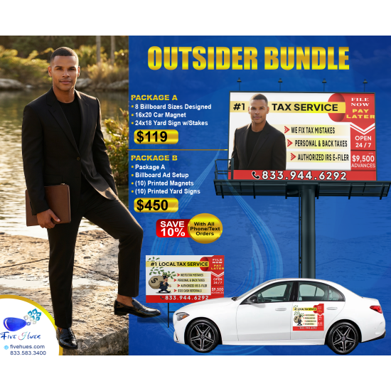 We Design - Outside Advertising Bundle We Design - Outside Advertising Bundle