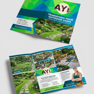 Tri-fold Leaflet Brochure
