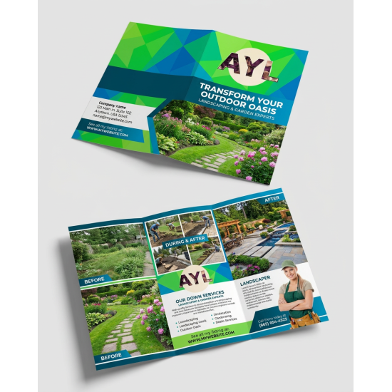 Tri-fold Leaflet Brochure