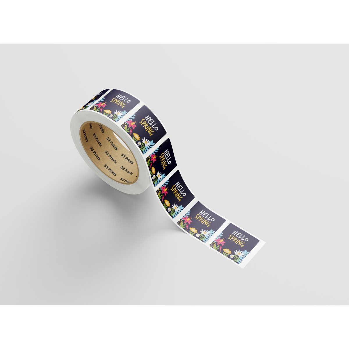 Square Roll Labels