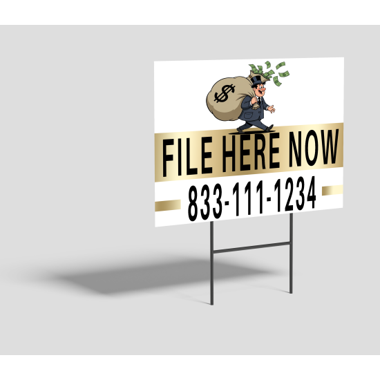 Done-For-You Yard Sign – Swap Color & Phone in Seconds