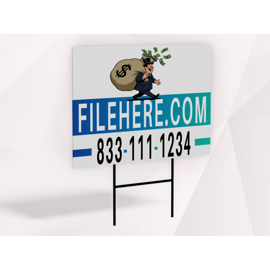 Done-For-You Yard Sign – Swap Color & Phone in Seconds
