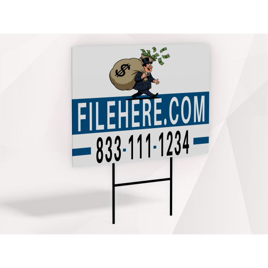 Done-For-You Yard Sign – Swap Color & Phone in Seconds