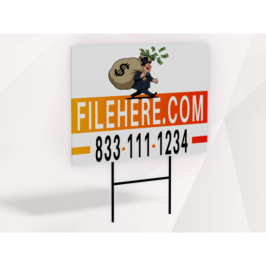 Done-For-You Yard Sign – Swap Color & Phone in Seconds