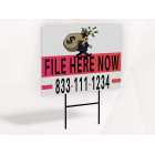 Done-For-You Yard Sign – Swap Color & Phone in Seconds