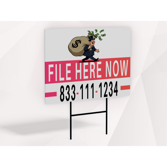 Done-For-You Yard Sign – Swap Color & Phone in Seconds